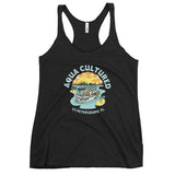 Women's Racerback Tank-Aqua-Cultured in St. Pete