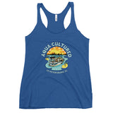 Women's Racerback Tank-Aqua-Cultured in St. Pete