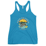 Women's Racerback Tank-Aqua-Cultured in St. Pete